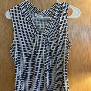 Calvin Klein sleeveless blouse, size M